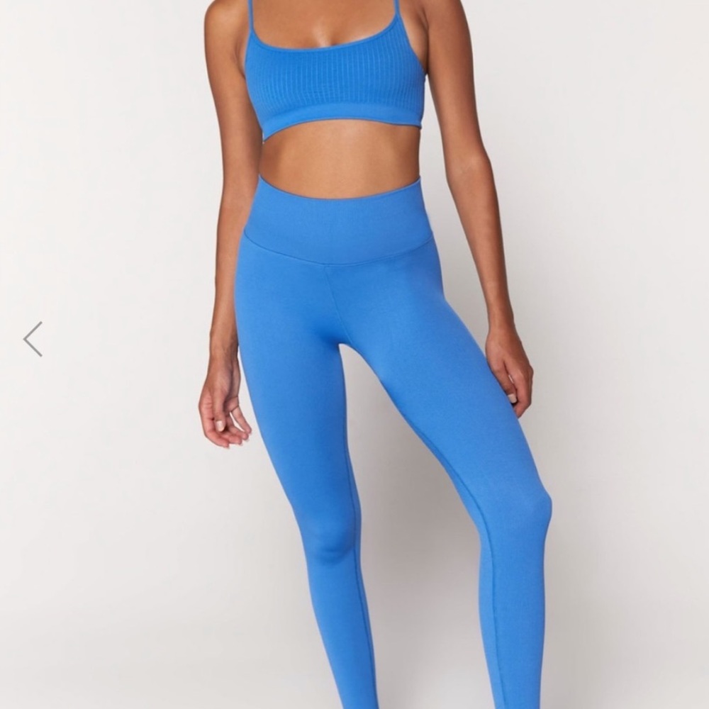 Spiritual Gangster blue ribbed set